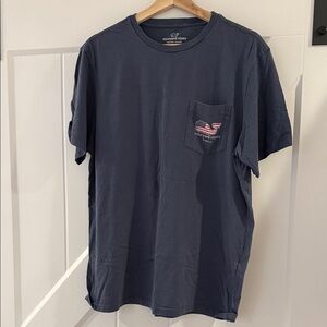 Vineyard Vines Men's Classic Boston Blue Tee